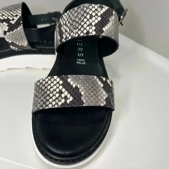 Ateliers Snakeskin Print Platform Sandal - Picture 3 of 13